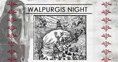Occult practices on walpurgis night